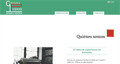 Desktop Screenshot of gestoriapuente.net