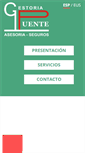 Mobile Screenshot of gestoriapuente.net